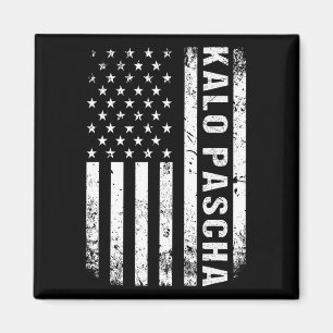 Imã Páscoa Grega Kalo Pascha Retro Estados Unidos Band