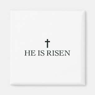 Imã Páscoa Jesus Christian Ele Está Risado