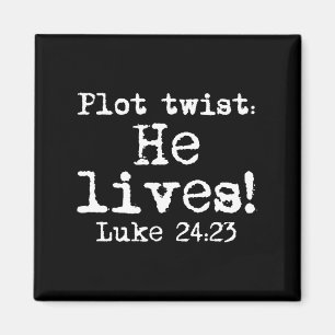 Imã Páscoa Plot Twist Ele Vive Luke 24 Mulheres Religi