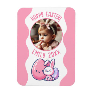 Ímã Páscoa Rosa Personalizada