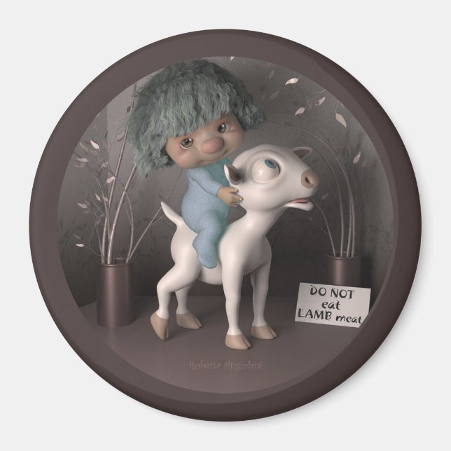 Imã Páscoa sem borrego - versão 2 (Frente)