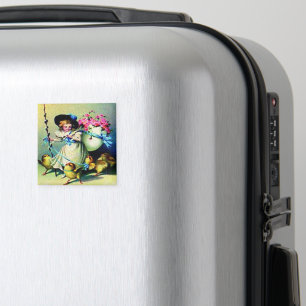 Imã Páscoa Vintage Pintinhos para Meninos