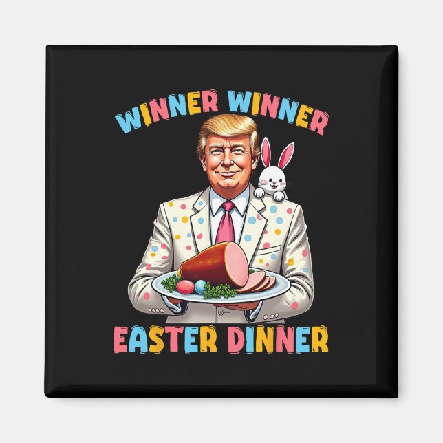 Imã Páscoa Winner Wiiner Janta Páscoa de trunfo Engraç (Frente)