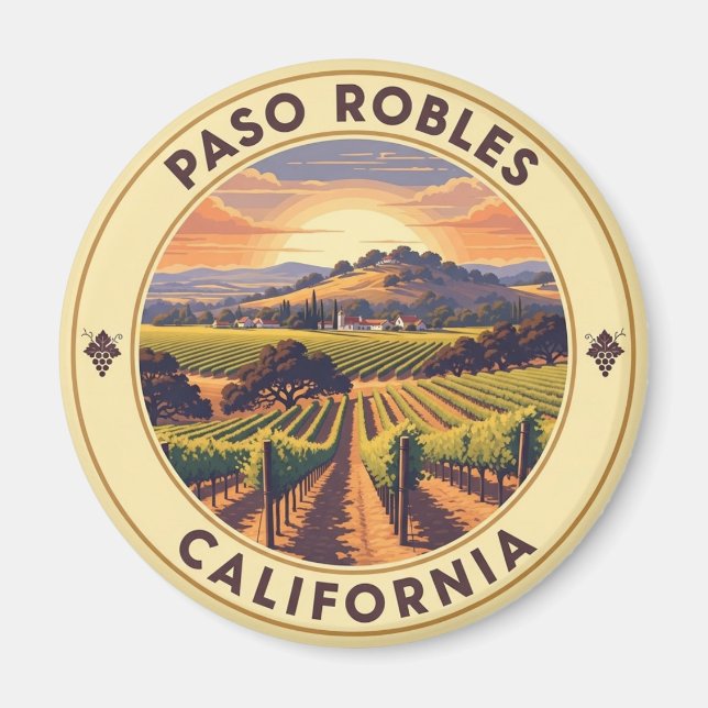 Imã Paso Robles Califórnia Costa Central (Frente)