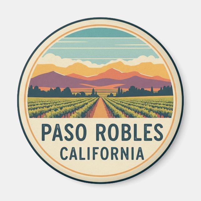Imã Paso Robles Califórnia Costa Central (Frente)