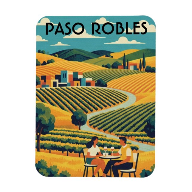 Ímã Paso Robles Costa Central da Califórnia (Vertical)