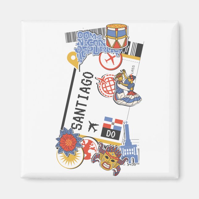 IMÃ PASSAGEM DE EMBARQUE SANTIAGO DE LOS CABALLEROS DO (Frente)