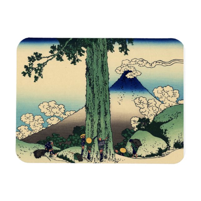 Ímã Passagem de Mishima na Província de Kai (Horizontal)