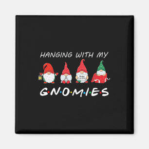 Imã Passando Com Meu Gnomies Divertido Gnomo Natal Ami