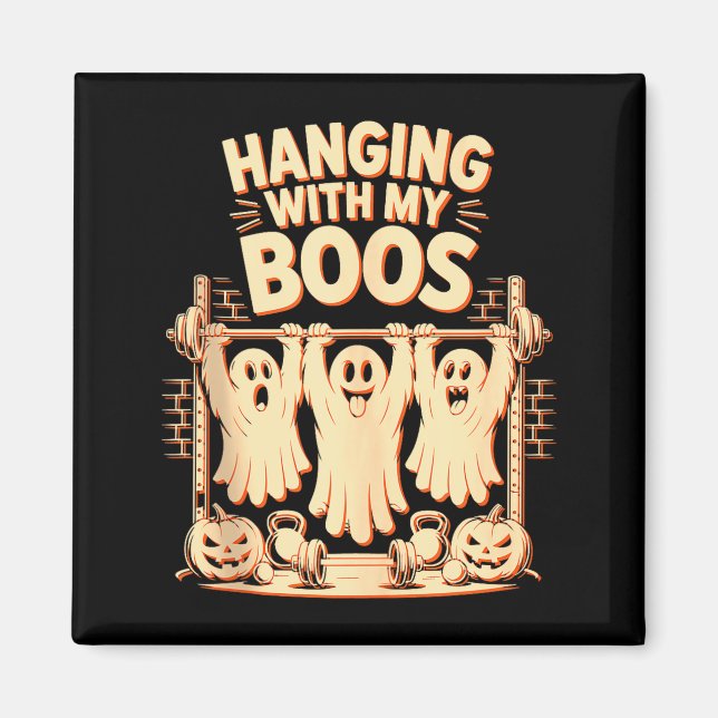 Imã Passando o Tempo com Meus Amigos Fantasmas de Hall (Frente)