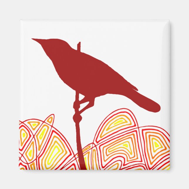 Imã Pássaro (Frente)