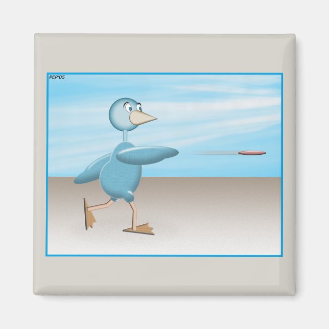 Imã Pássaro Azul (Frente)