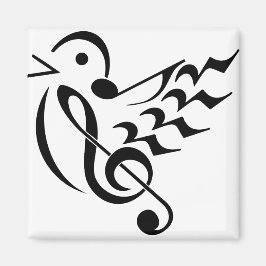 Imã Pássaro canino em voo