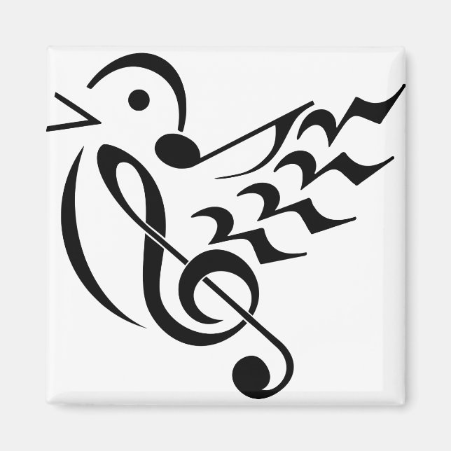 Imã Pássaro canino em voo (Frente)