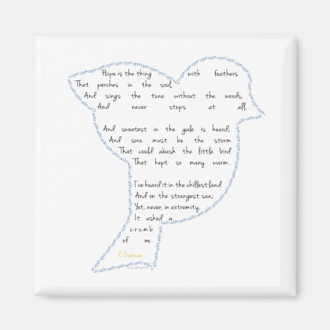 Imã Pássaro da Esperança (Frente)