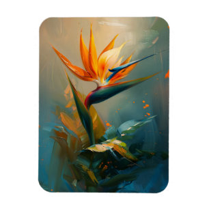 Ímã Pássaro da pintura flexível de óleo de paraíso