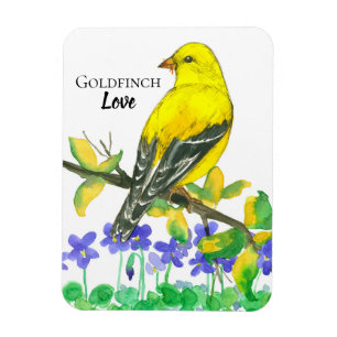 Ímã Pássaro de estado do amor americano do Goldfinch