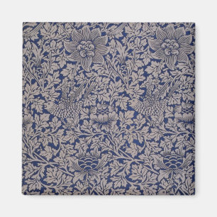 Imã Pássaro e Anêmona por William Morris Padrão Vintag