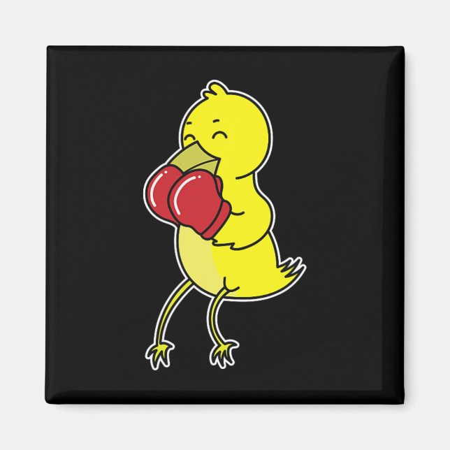 Imã Pássaro Faz Boxe  (Frente)