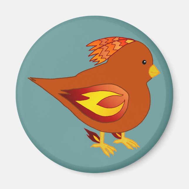 Imã Pássaro-fogo (Frente)