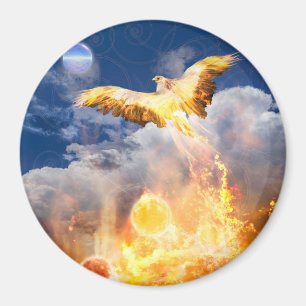 Imã Pássaro Phoenix "AUMENTE SUPERIOR AOS SEUS PROBLE