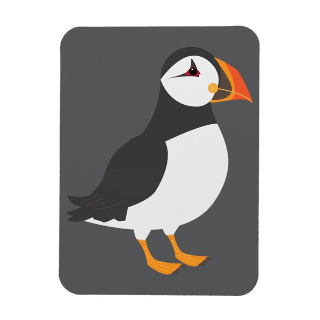 Ímã Pássaro Puffin (Vertical)