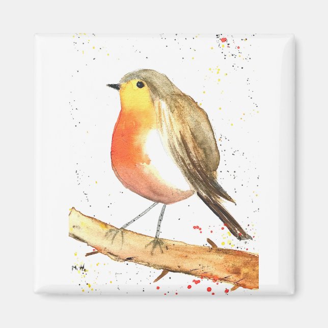 Imã pássaro Robin (Frente)