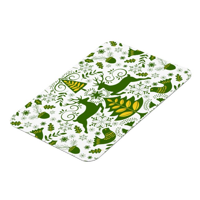 Ímã Pássaros cervejeiros Dourados de Natal em Sangue (Left Side)