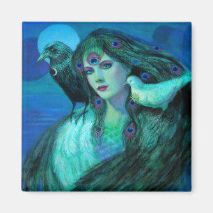 Imã "Pássaros da senhora do pavão da dualidade "