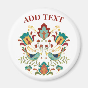 Imã Pássaros de Boas-vindas Hex Holandeses