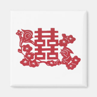 Imã Pássaros de felicidade dupla