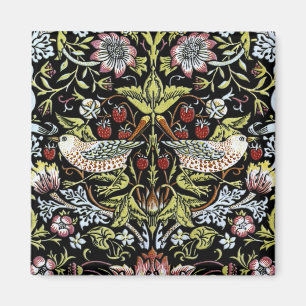 Imã Pássaros de William Morris e flores 2