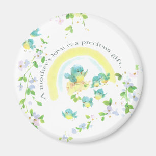 Imã Pássaros dias de as mães Azuis Com Amor