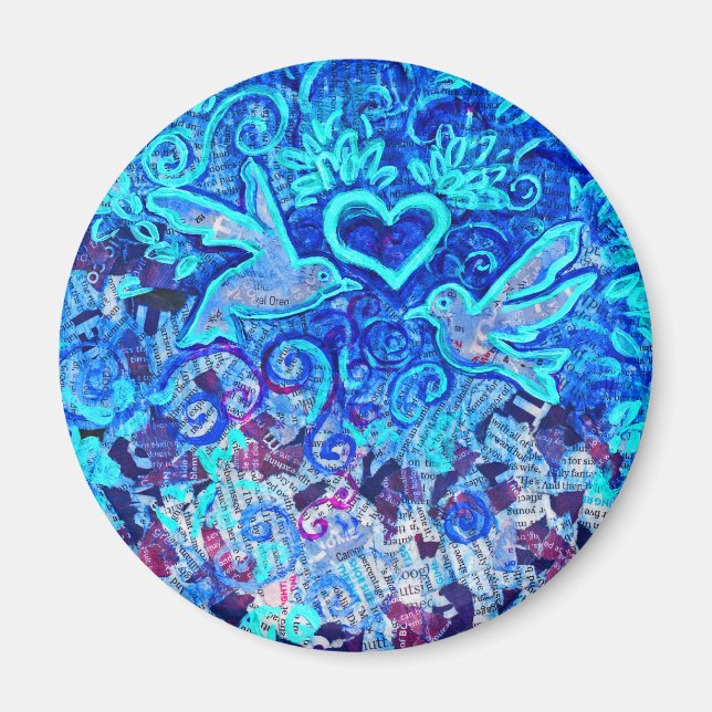 Imã Pássaros do Amor (Frente)