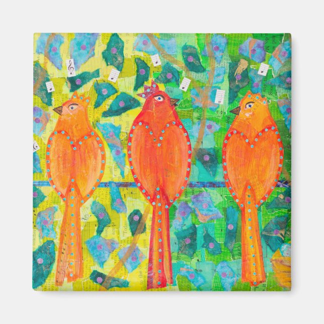 Imã Pássaros do Amor (Frente)