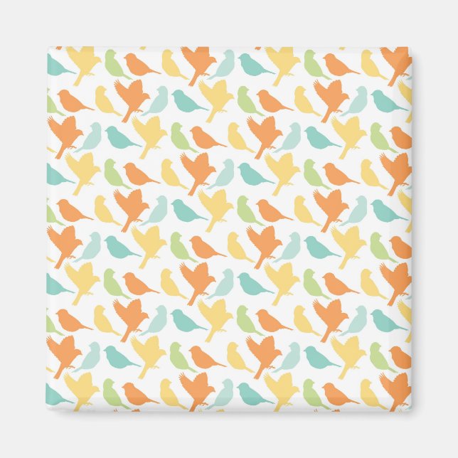 Imã Pássaros Felizes (Frente)