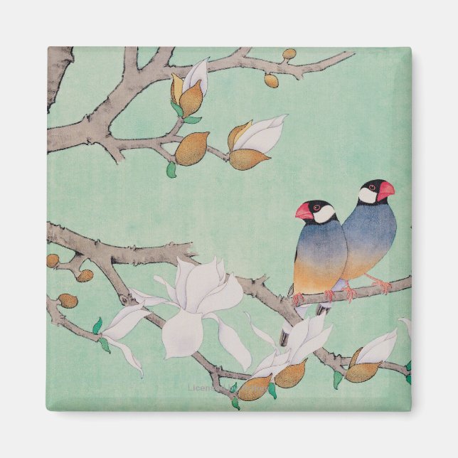 Imã Pássaros Gêmeos nas Sucursais (Frente)