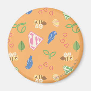 Imã Pássaros Supergirl e o Laranja das Abelhas