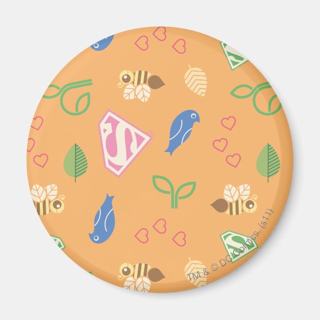 Imã Pássaros Supergirl e o Laranja das Abelhas (Frente)