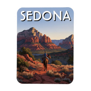 Ímã Passeio a Cavalo em Sedona Arizona Viagem
