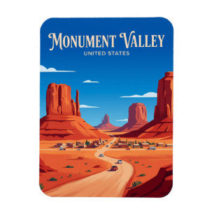 Ímã Passeio Cênico do Vale do Monumento Arizona