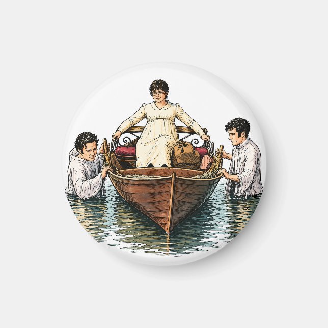 Imã Passeio de Barco Definitivo de Mary Bennet  (Frente)