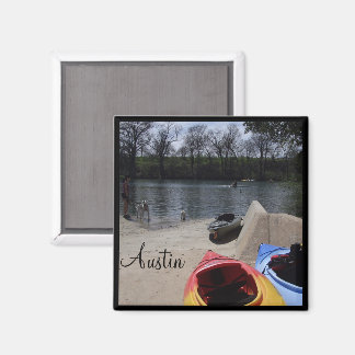 Imã Passeio de Caiaque no Lago Ladybird Austin Texas