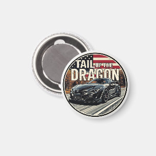Imã Passeio de carro esportivo Tail of the Dragon Deal