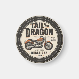 Imã Passeio de carro pela Tail of the Dragon 318 curva