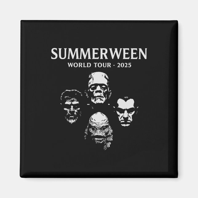 Imã Passeio Mundial Summerween 2025 Monstros Diversão  (Frente)