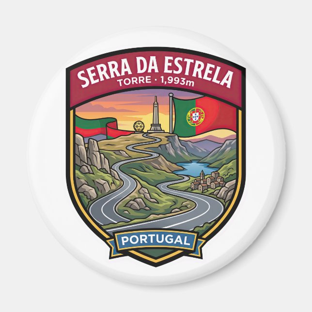 Imã Passeio pela Serra da Estrela (Frente)