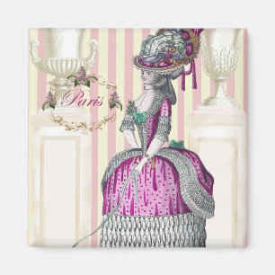 Imã Passo da manhã no Champs-Élysées