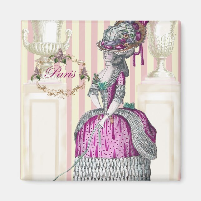 Imã Passo da manhã no Champs-Élysées (Frente)