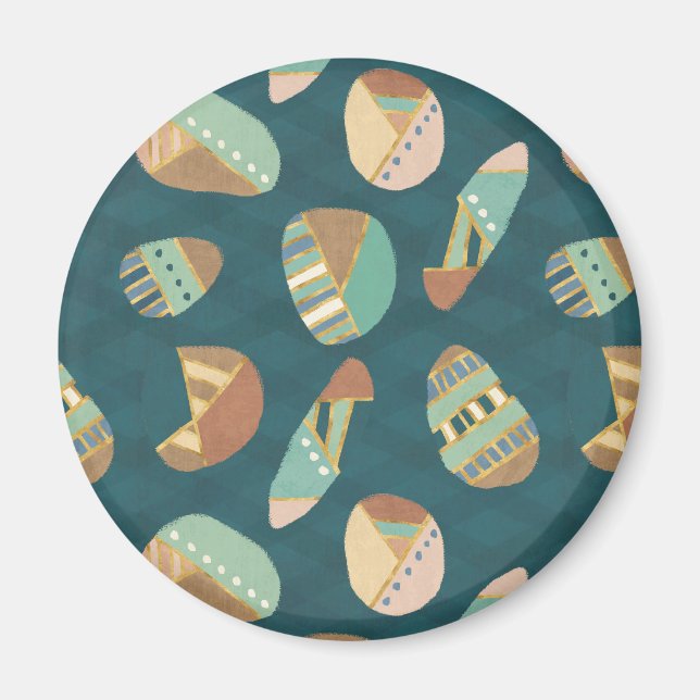 Imã Passo Geo Externo | Padrão Azul (Frente)